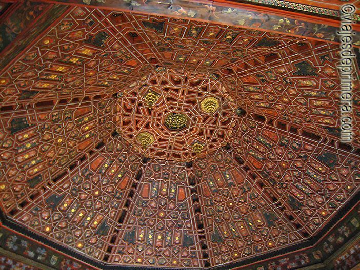 Artesonado morisco de la Torre del Caracol del Castillo de la Mota de Benavente, en Zamora