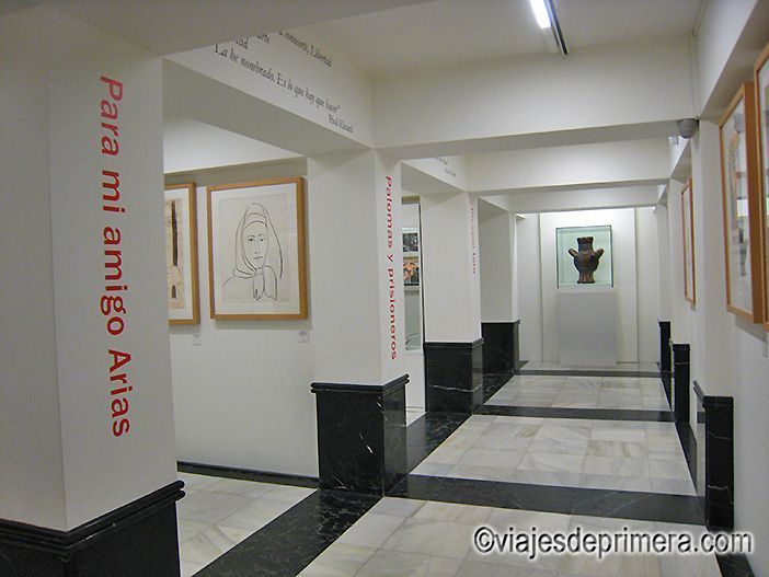 Interior del Museo Picasso- Colección Eugenio Arias en Buitrago de Lozoya, Madrid.