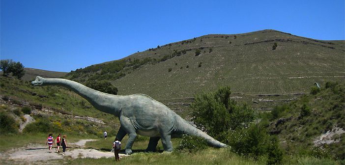 Maquetas en la Ruta de los Dinosaurios de La Rioja