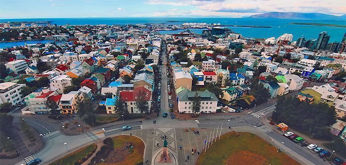 Reykjavik, el nombre de la capital de Islandia, significa bahía humeante