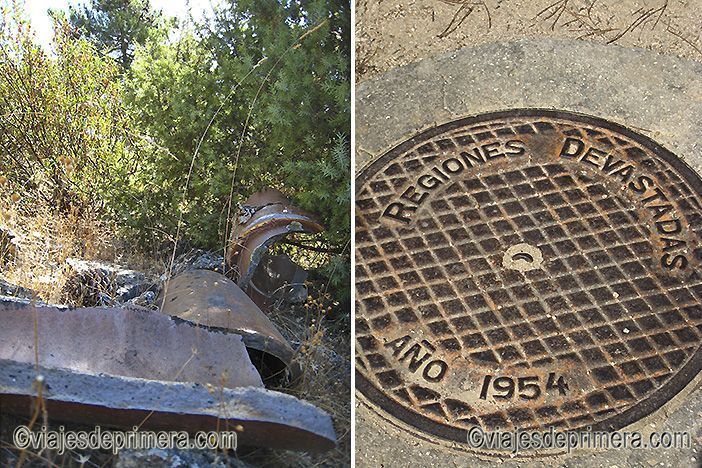 En la Vereda del Agua se encuentran restos del patrimonio urbanístico de los años 50