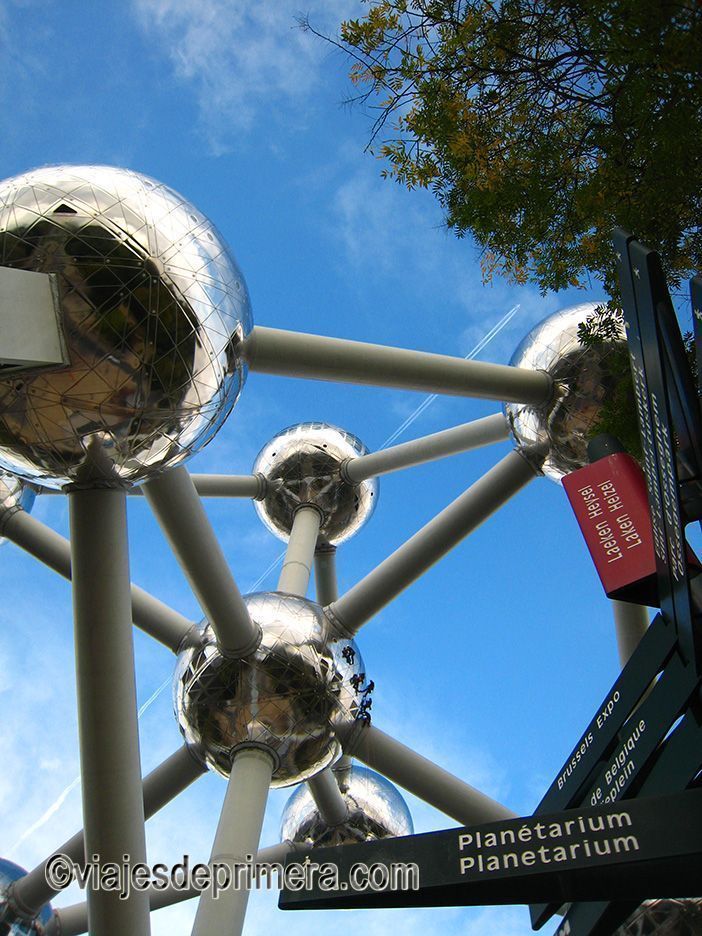 El Atomium de Bruselas fue construido para la Expo de 1958 en Bélgica