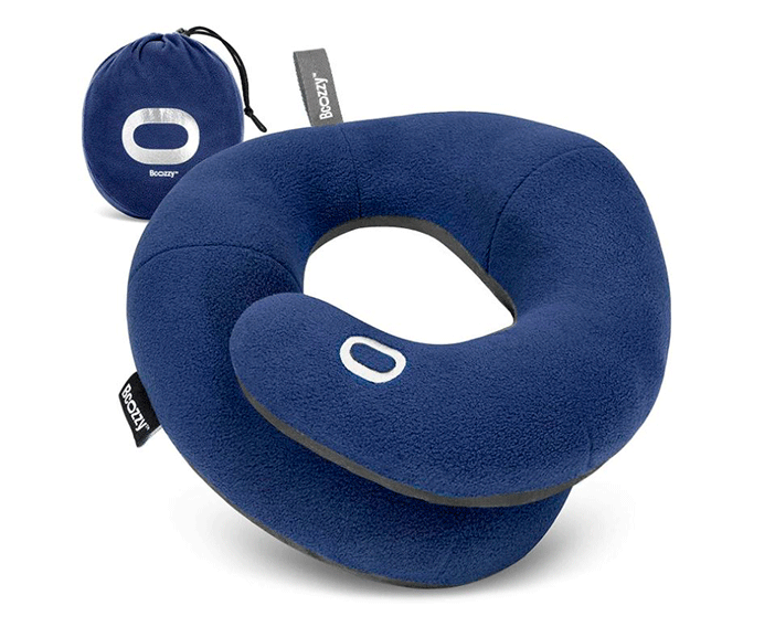 Las almohadas de viaje Bcozzy son perfectas si no tienes dónde recostar la cabeza porque tienen soporte para el mentón