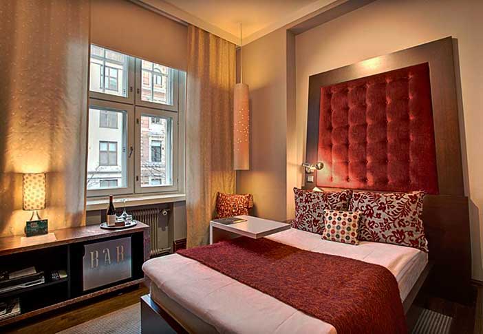 El hotel Klaus es uno de los hoteles de Helsinki más céntricos