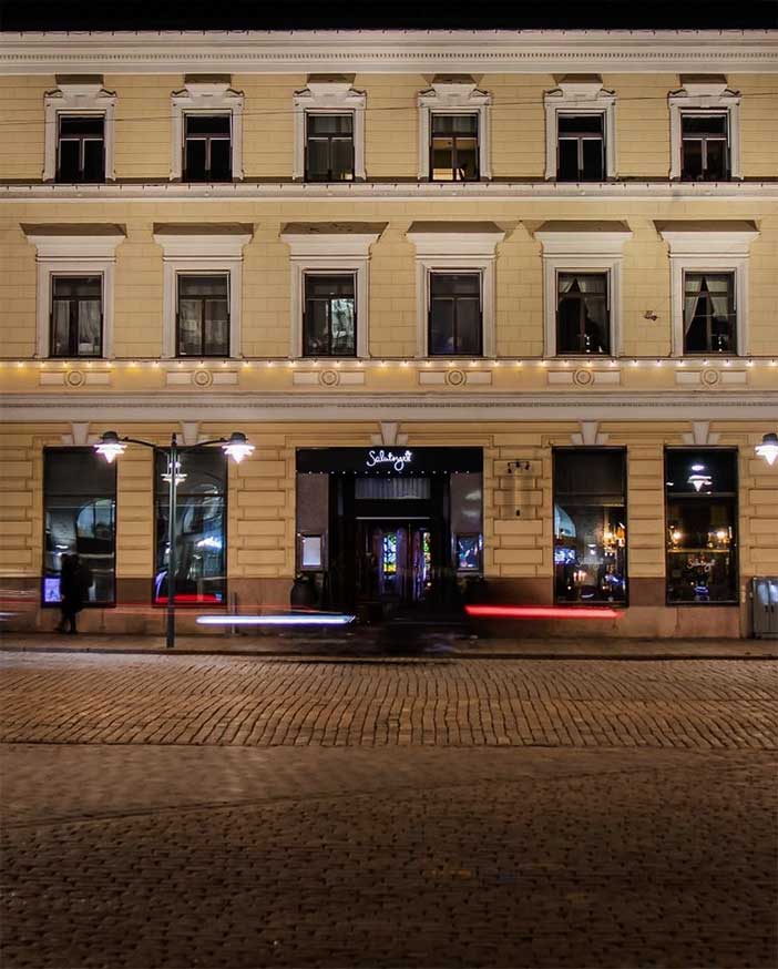 Salutorget es uno de los restaurantes de Helsinki más originales