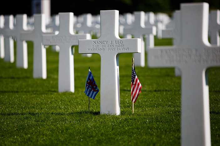 El Cementerio americano es uno de los lugares históricos más interesantes que visitar en la capital de Luxemburgo