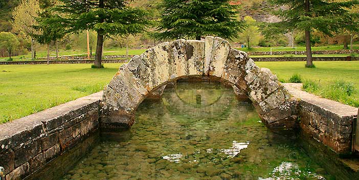 Las Fuentes Tamáricas son uno de los sitios históricos que ver en la Montaña palentina