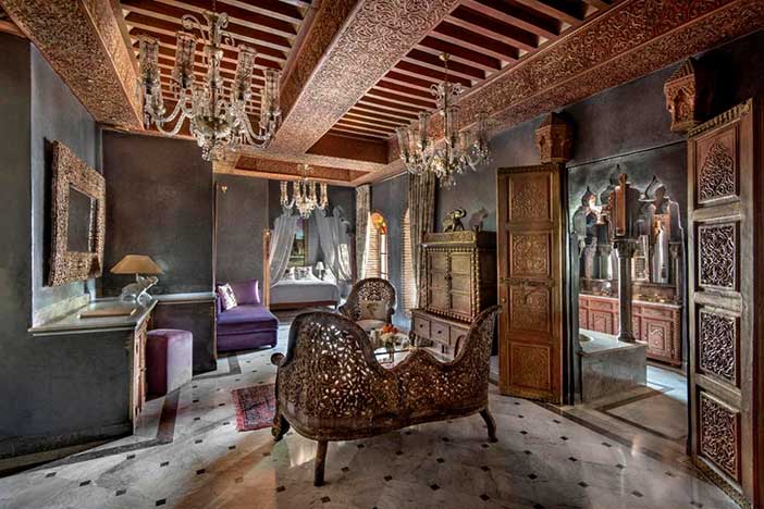 El riad La Sultana de Marrakech ofrece unas instalaciones muy cuidadas y cómodas